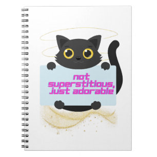 Cuaderno Gato negro salem - "No supersticioso