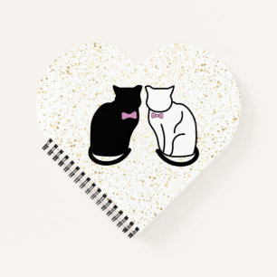 Cuaderno Gato negro y blanco