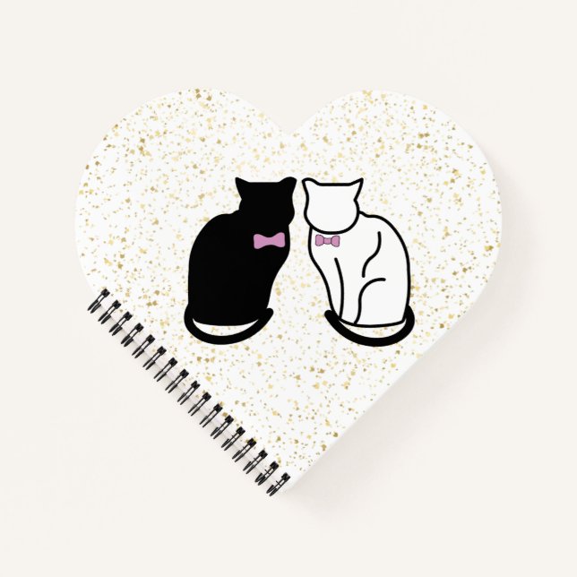 Cuaderno Gato negro y blanco (Anverso)
