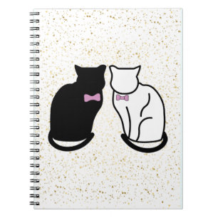 Cuaderno Gato negro y blanco