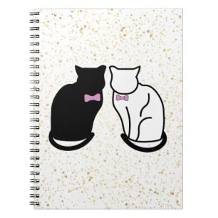 Cuaderno Gato negro y blanco
