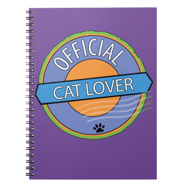 Cuaderno Gato Oficial Lover (Frente)