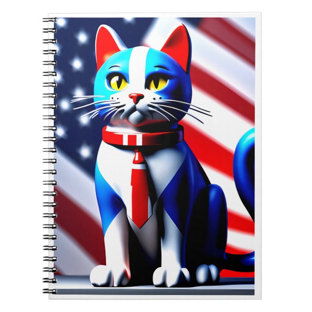 Cuaderno Gato patriótico (Frente)