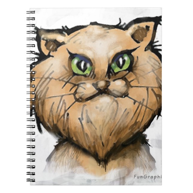 Cuaderno Gato persa (Frente)