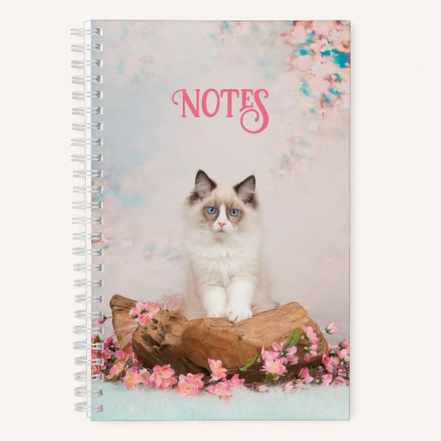 Cuaderno Gato persa lindo (Anverso)