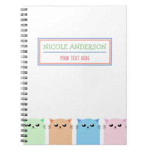 Cuaderno Gato personalizado