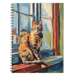 Cuaderno Gato pintado | Diario de bloc de notas