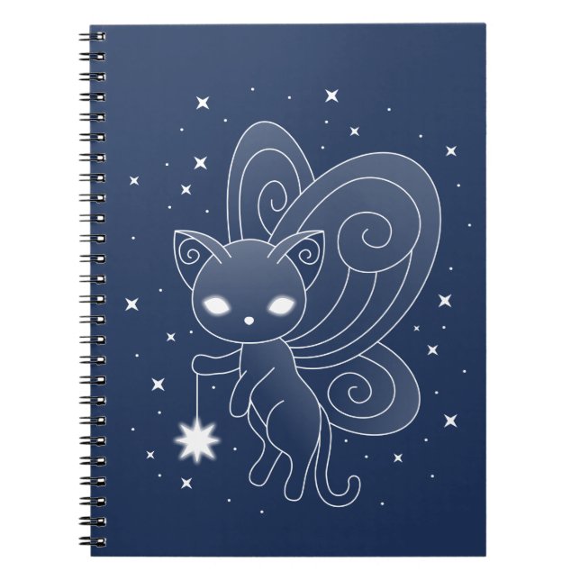 Cuaderno Gato Pixie - Gatito de Alas de Hada (Frente)