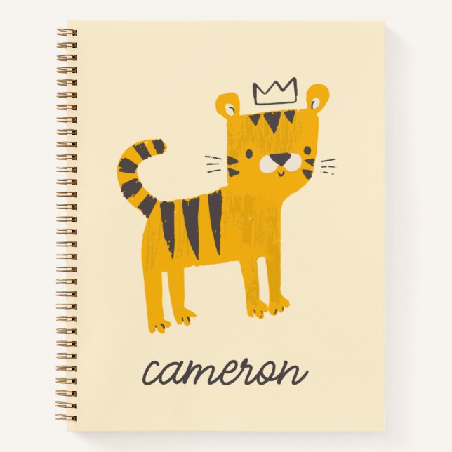 Cuaderno Gato salvaje de un tigre (Anverso)