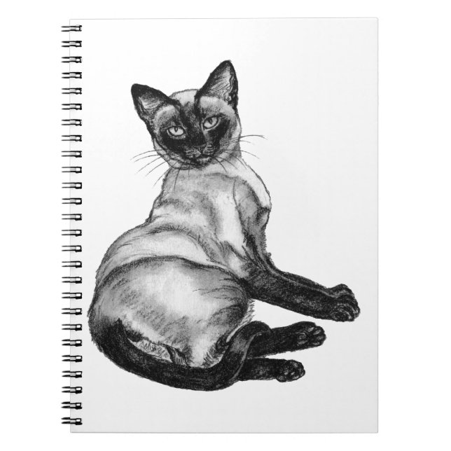 Cuaderno Gato siamés (Frente)