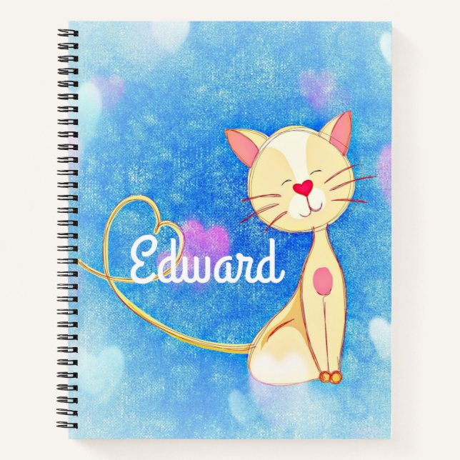 Cuaderno Gato soñador (Anverso)