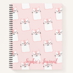 Cuaderno Gato sonriente