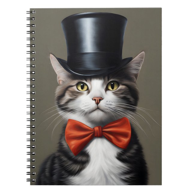 Cuaderno Gato victoriano (Frente)