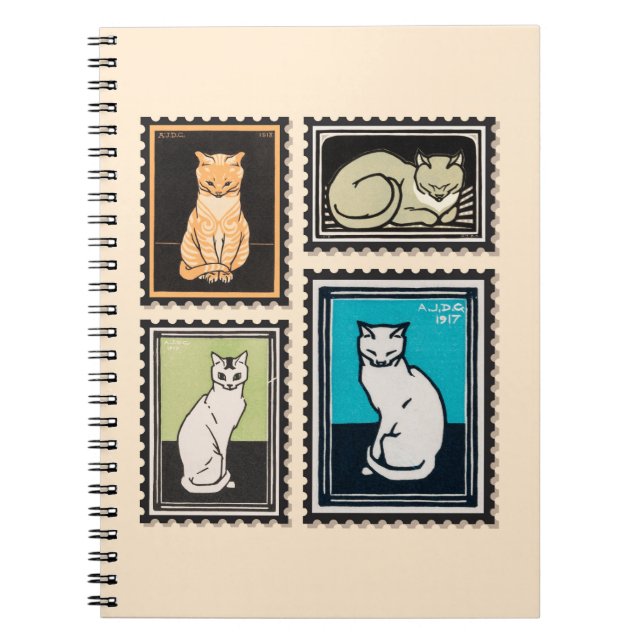Cuaderno Gato vintage (Frente)