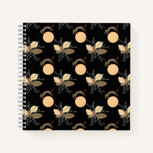 Cuaderno Gato volando sobre la luna