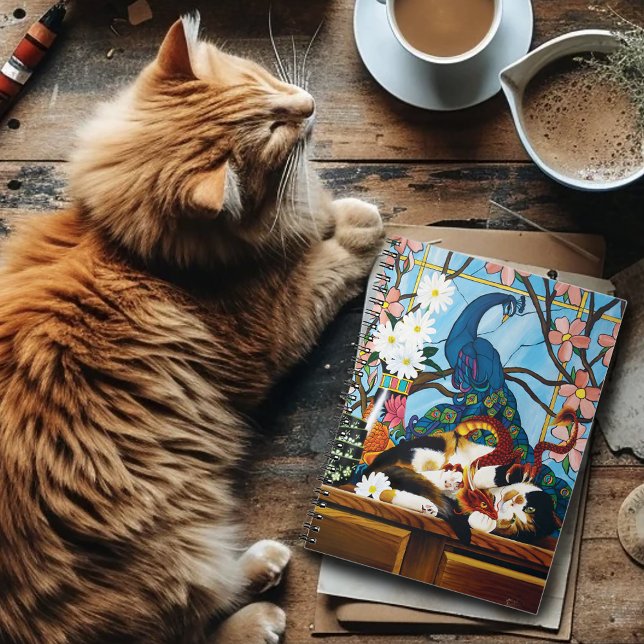 Cuaderno Gato y dragón de Calico (Subido por el creador)