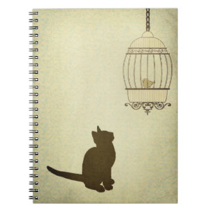 Cuaderno Gato y jaula