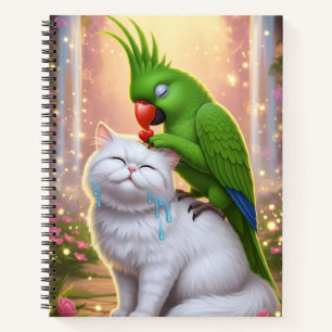 Cuaderno Gato y loro