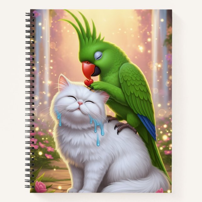 Cuaderno Gato y loro (Anverso)
