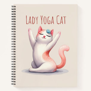 Cuaderno Gato Yoga Pose - Gato Lady Yoga