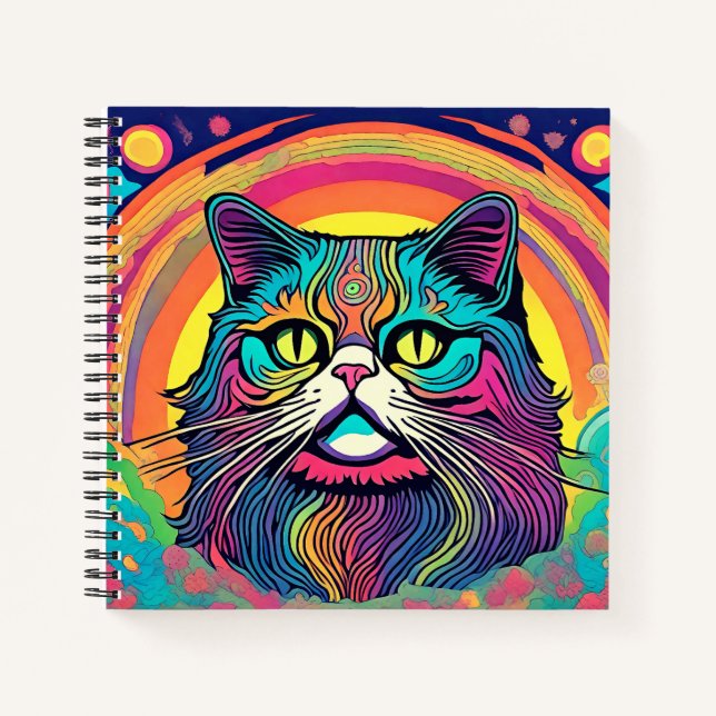Cuaderno Gato Zen moderno (Anverso)