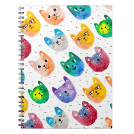 Cuaderno Gatos acuarela y amigos