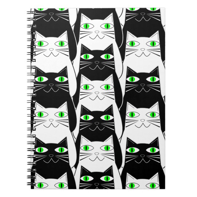 Cuaderno Gatos blancos y negros (Frente)