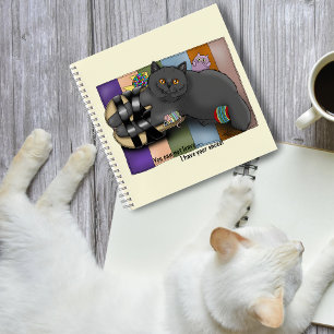 Cuaderno Gatos British Shorthair Sandalias Listos para la P