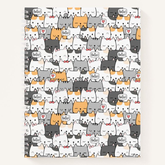 Cuaderno Gatos cortos (Anverso)