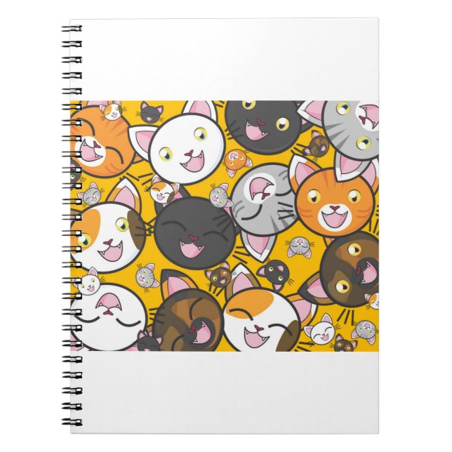 Cuaderno Gatos Cuidados Kitty Kitties Kitten Adorable Felin (Frente)