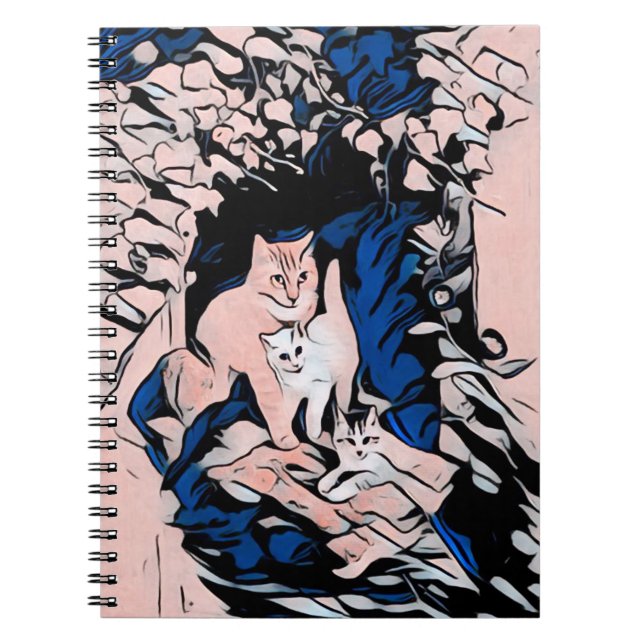 Cuaderno Gatos curiosos (Frente)