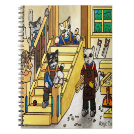 Cuaderno Gatos de carpintería