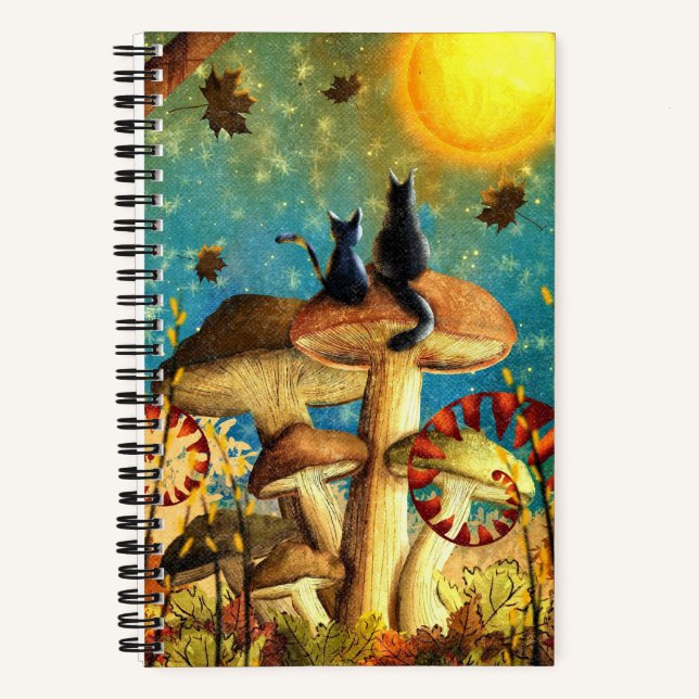 Cuaderno Gatos de champiñón (Anverso)