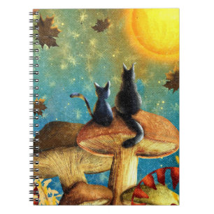 Cuaderno Gatos de champiñón