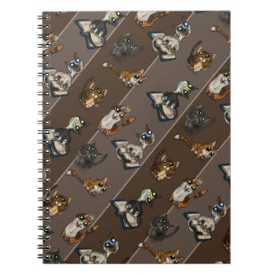 Cuaderno Gatos De Estudio Útiles