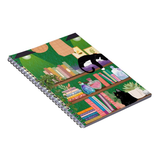 Cuaderno Gatos de librería (Lado Derecho)