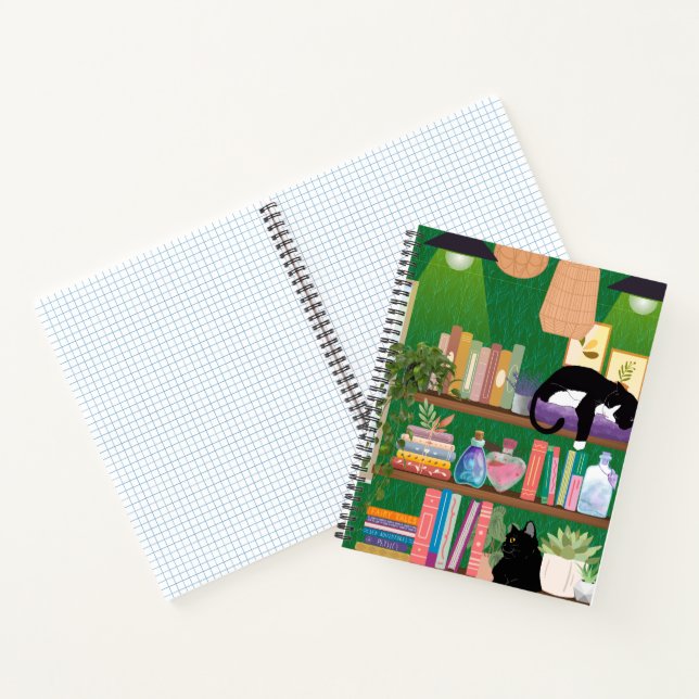 Cuaderno Gatos de librería (Interior)