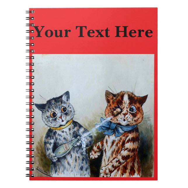 Cuaderno gatos de Louis Wain (Frente)