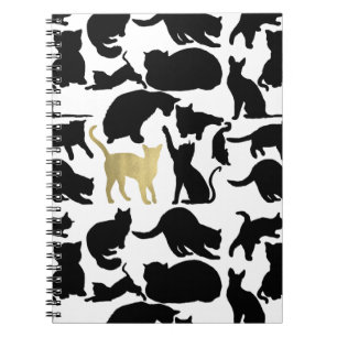 Cuaderno Gatos de oro negro