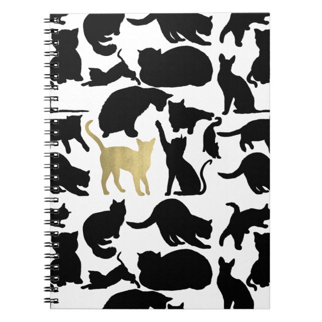 Cuaderno Gatos de oro negro (Frente)