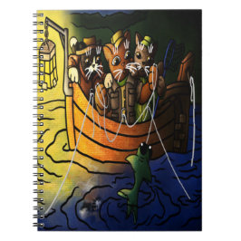 Cuaderno Gatos de pesca nocturna