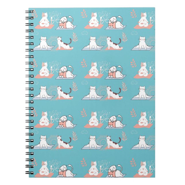 Cuaderno Gatos de yoga loto (Frente)