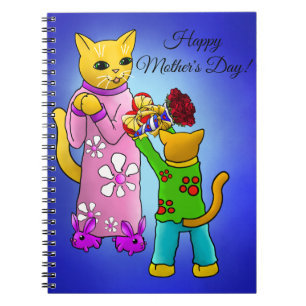 Cuaderno Gatos del Día de la Madre