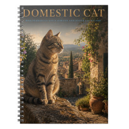 Cuaderno Gatos Domésticos Jardín Patio ANIMALES
