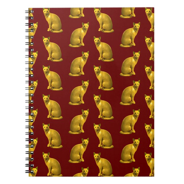 Cuaderno Gatos dorados (Frente)