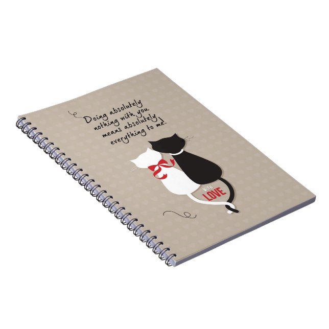 Cuaderno Gatos enamorados (Lado Derecho)
