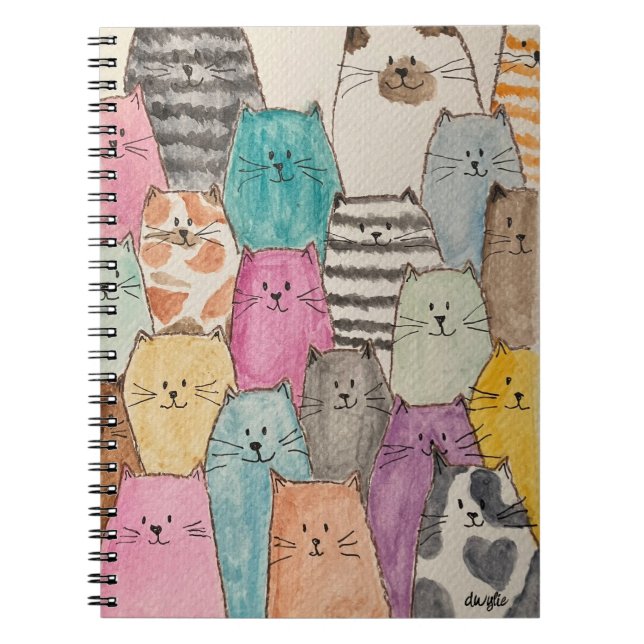 Cuaderno Gatos - Gatos - Gatos! (Frente)