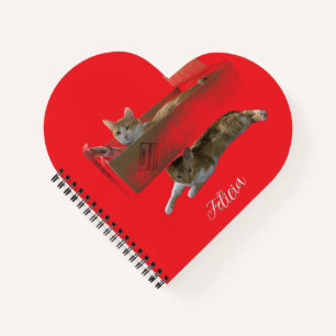 Cuaderno Gatos Jengibre Divertidos, Imagen y Foto Personali