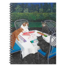 Gatos jugando Mahjong