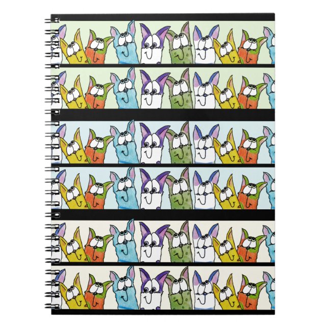 Cuaderno Gatos Kitty Coloridos (Frente)